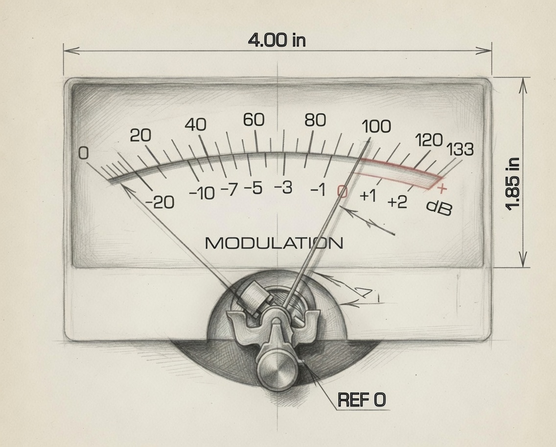 Modulation meter illustration